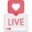 Live casino ikona izbornika