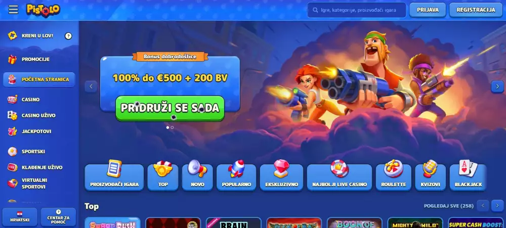 Pistolo registracija prvi korak