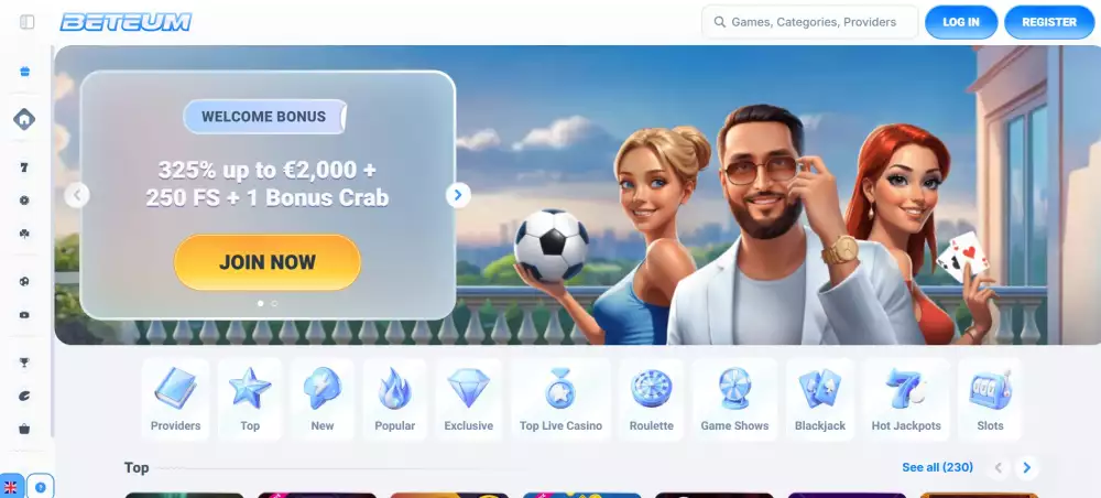 Beteum registracija korak 1