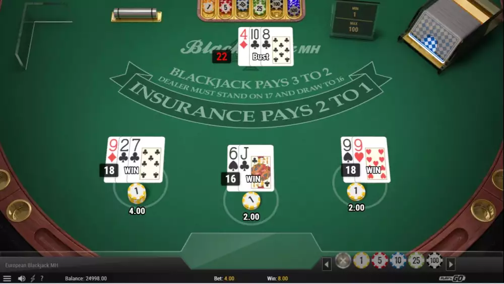 Blackjack European