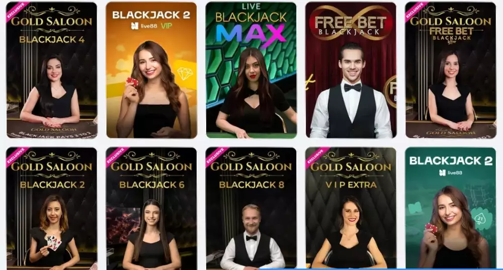 Blackjack opcije
