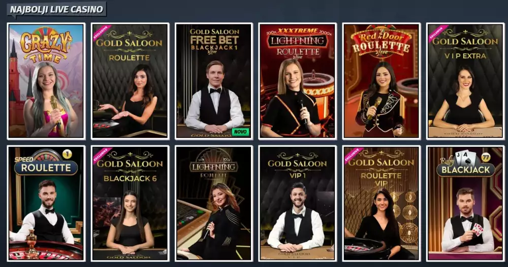 Live casino uživo