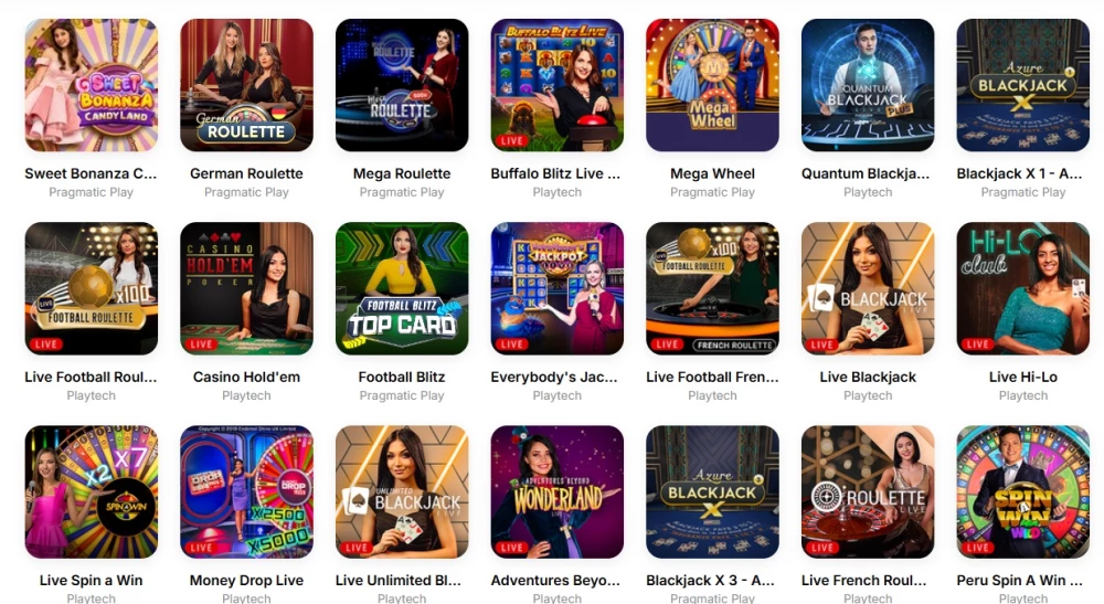 Hit n Spin live casino