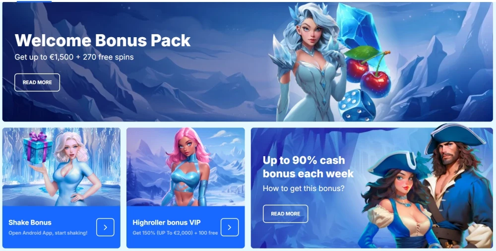 Ice Casino bonusi