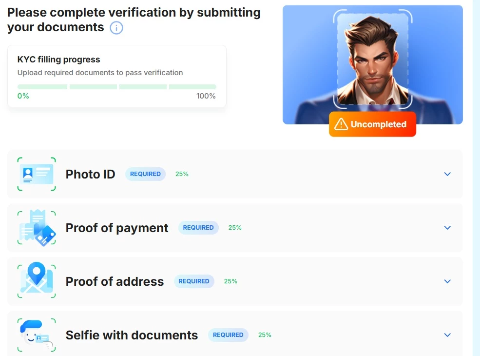 Ice Casino verifikacija