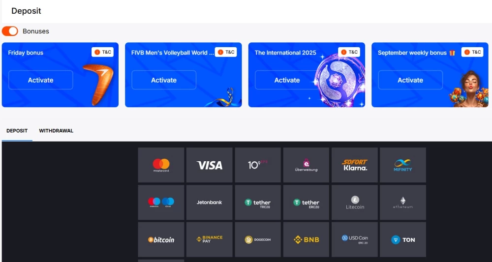 VBet registracija korak 3