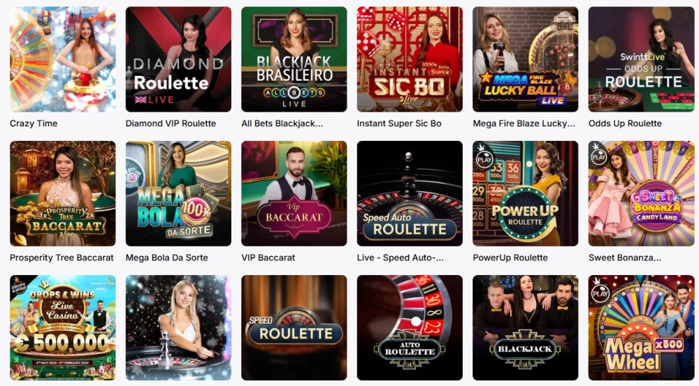 Vulkan Bet live casino
