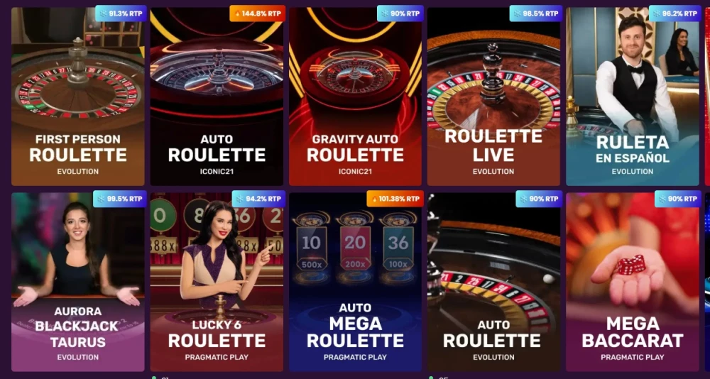 Bizzo live casino