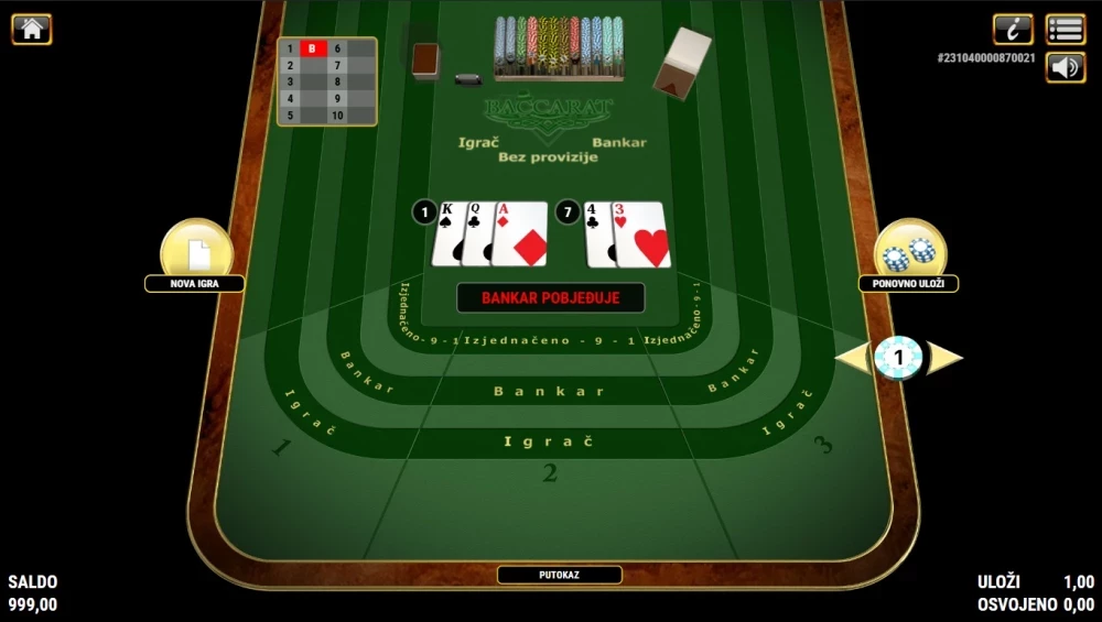 Baccarat online
