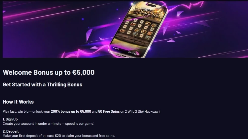 Fast Slots bonus