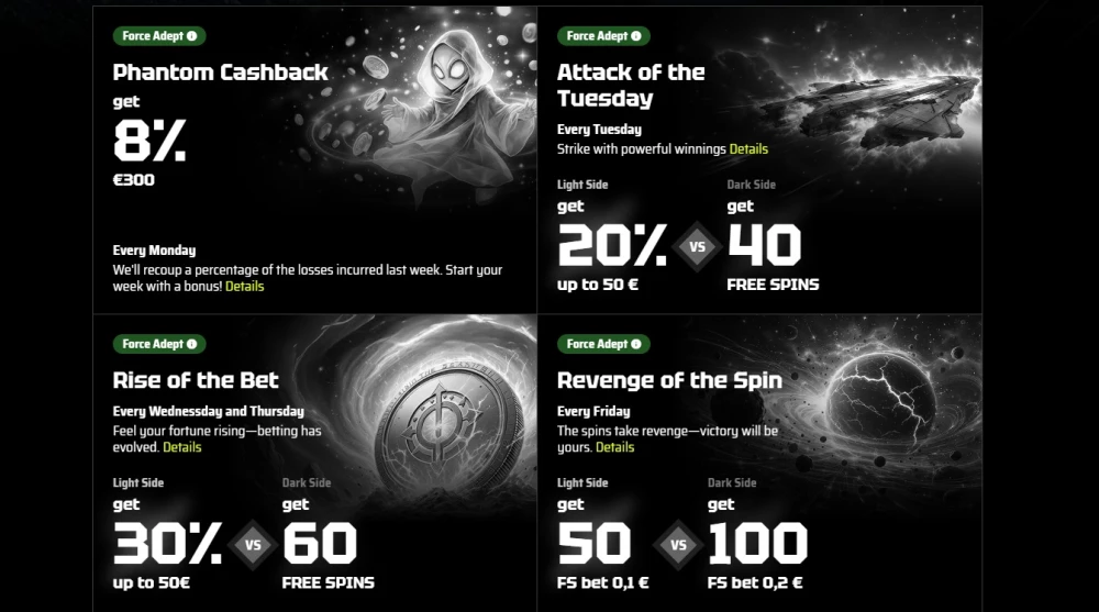 SlotsVader promocije