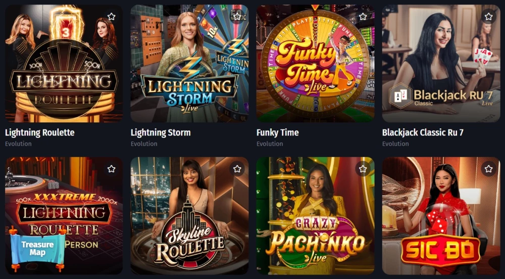 WinShark live casino