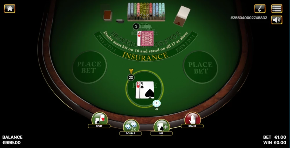 Blackjack online