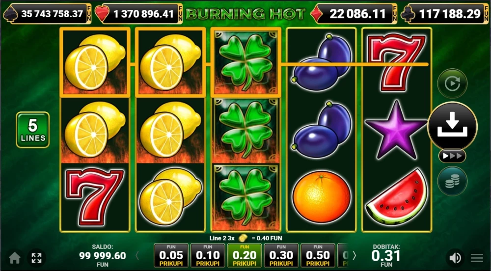 Burning Hot djetelina