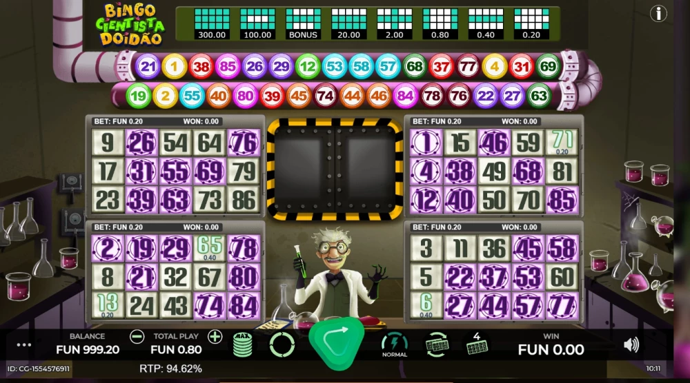 Milioner bingo Cientista