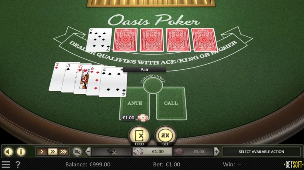Oasis poker