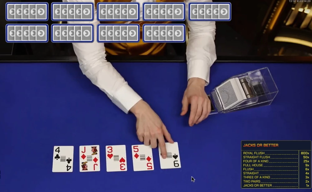 Video Poker Evolution Gaming